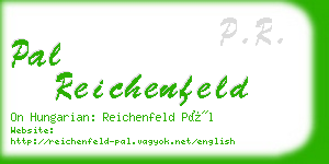 pal reichenfeld business card